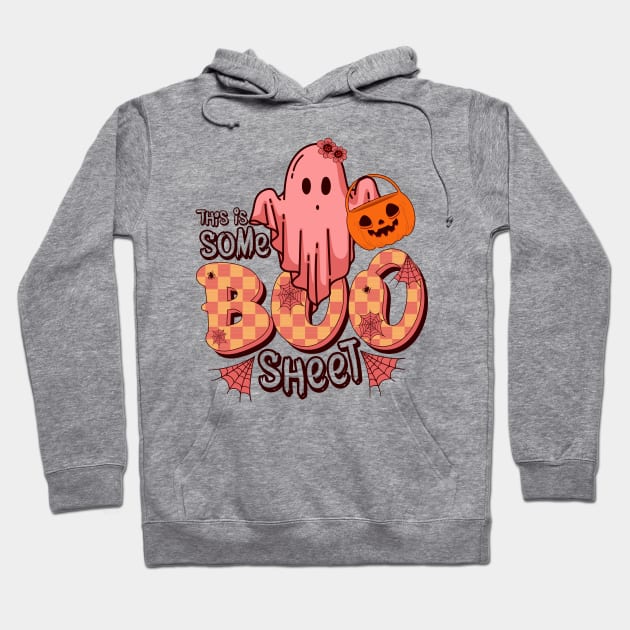 This Is Some Boo Sheet Hoodie by Winter Magical Forest